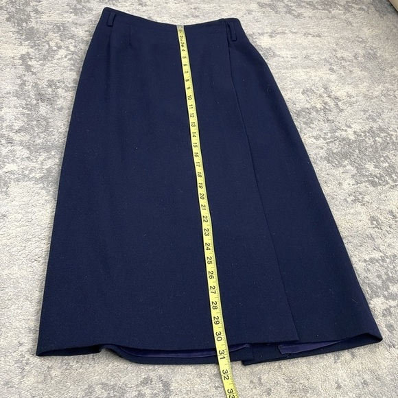 Vintage Linda Allard Ellen Tracy Preppy Academia 3 Piece Blazer Skirt Suit Sz 4 - Picture 13 of 14